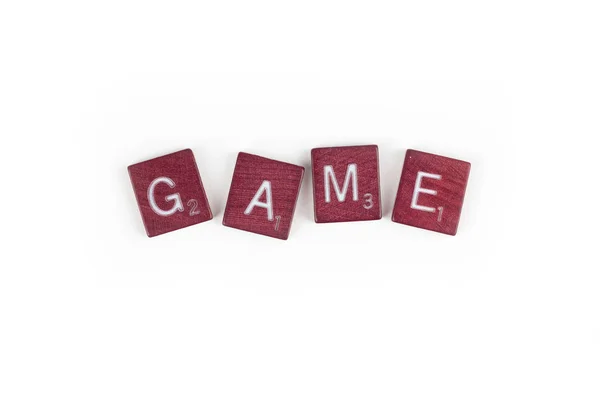 Wooden game tiles, game