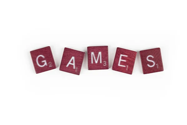 Wooden game tiles, games