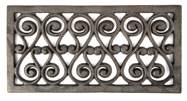 Iron decoration on white background