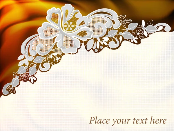 Lace floral pattern Royalty Free Stock Vectors