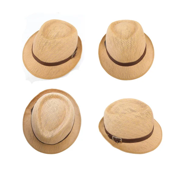 갈색 밀 짚 모자 — 스톡 사진