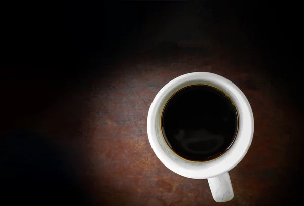 Svart kaffekopp — Stockfoto