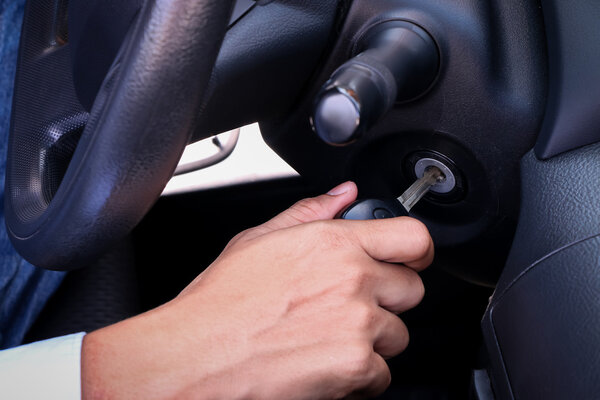 Business man smiling 