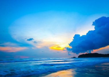 Gün batımı arka kapatmak