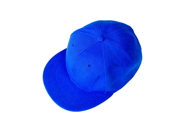 蓝色的帽子背景 — 图库照片