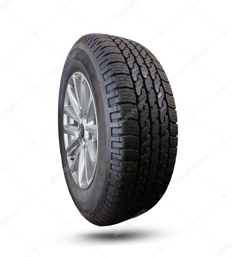 Car tire  background