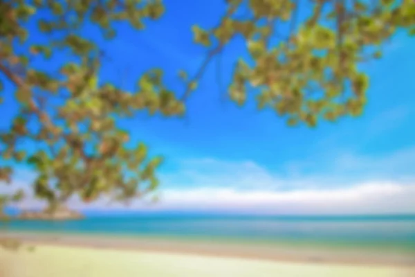 Blurred beautiful beach — Stock Photo, Image