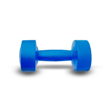Mavi dumbbell arka plan