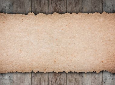 Eski rustik boş kağıt