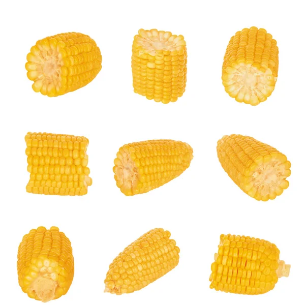 Group of half sweet corn — Stock Photo, Image