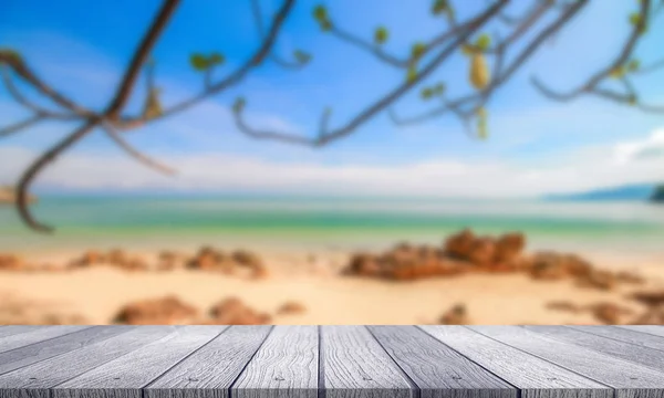 静かなビーチの背景 — ストック写真