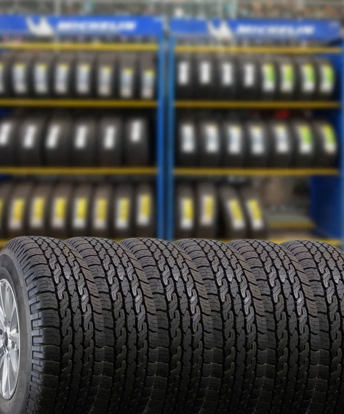 Close up tires — Stock Photo, Image