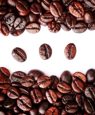 kavrulmuş kahve çekirdeği arka plan dokusu 