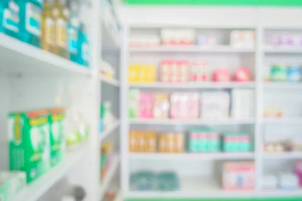 blurred pharmacy shop