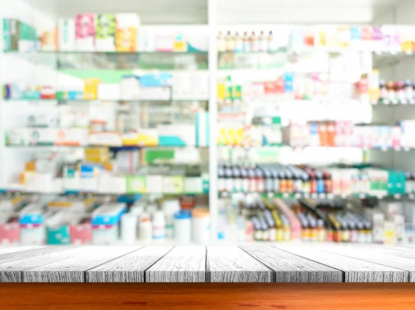 Close-up van de apotheek winkel achtergrond — Stockfoto