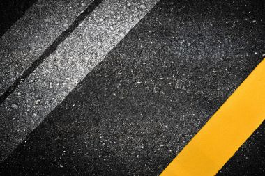 Asfalt eski en iyi görünümü kapatın