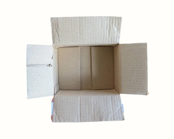 Opened cardboard box — Stock Photo, Image