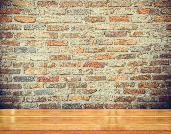 木砖壁 — 图库照片