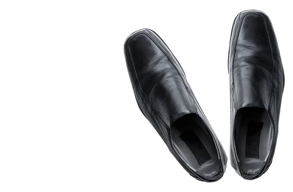 Закрыть мужскую обувь — стоковое фото
