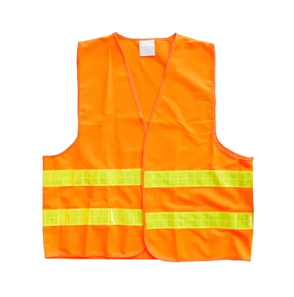 Close up orange vest — Stock Photo, Image