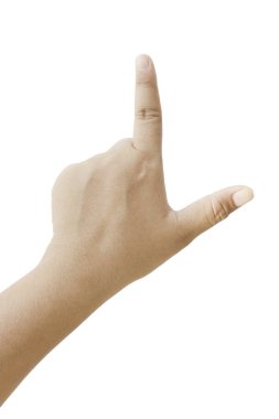 kadın el ekrana dokunmak 