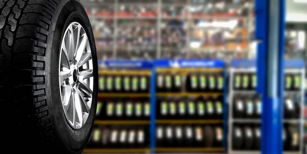 Venta de neumáticos —  Fotos de Stock