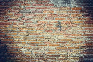 Eski tuğla duvar