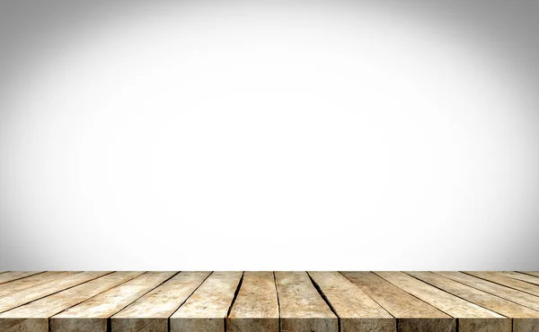 Tavolo in legno marrone — Foto Stock