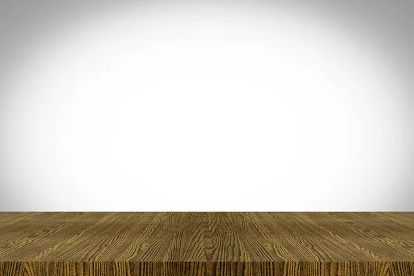 Tavolo in legno marrone — Foto Stock