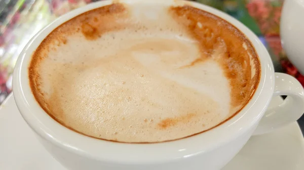 Cappuccino xícara de café — Fotografia de Stock