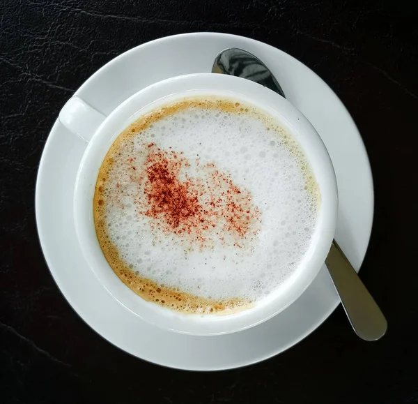 Cappuccino coffee cup — Stock Photo, Image