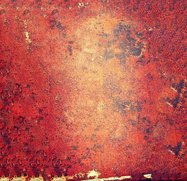 Ferrugem textura da parede de metal — Fotografia de Stock