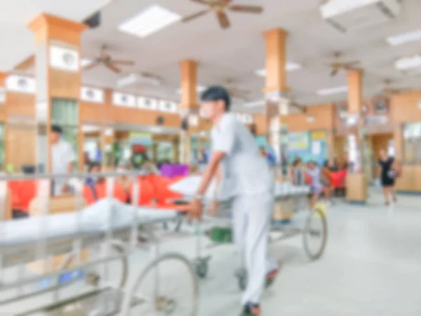 Blurred of unidentified people waiting doctor — Stock Photo, Image