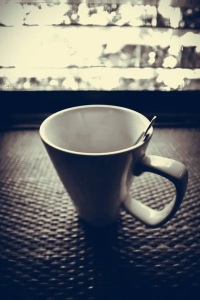 Empty cup of coffee — Stock Photo, Image