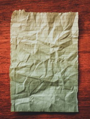 eski kağıt Üstten Görünüm