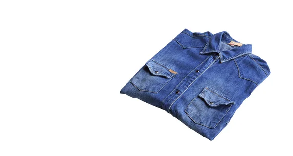 Dżinsowa koszula jeans — Zdjęcie stockowe