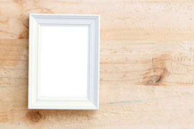 Beyaz resim çerçevesi 