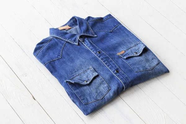 Jeanshemden Jeans — Stockfoto
