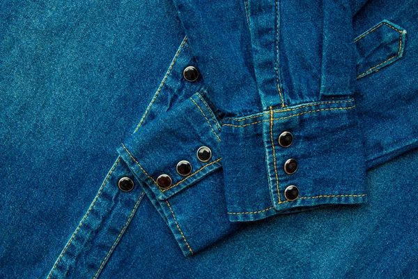 Blue denim shirt — Stock Photo, Image