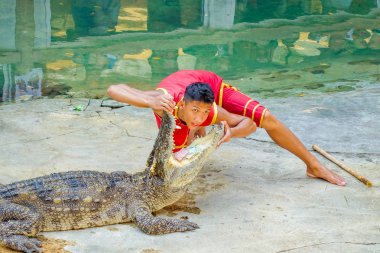o timsah avcı oynarken gösterilen