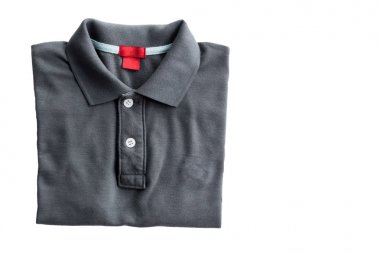  Polo gömlek Beyaz ahşap masa üstüne koymak