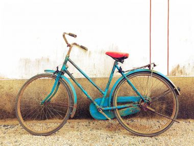 Eski vintage rustik Bisiklet 