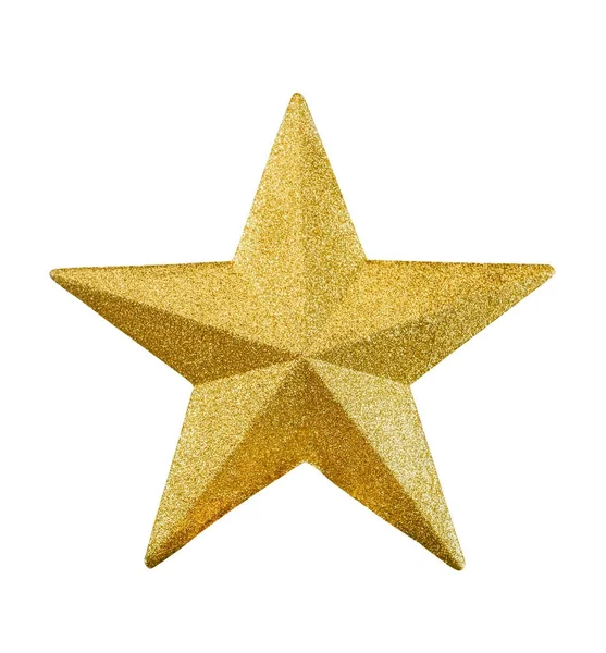 Close up golden star — Stock Photo, Image