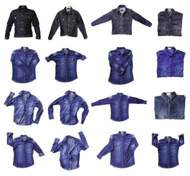 Grup kot denim ceket 