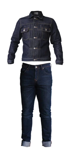 Blue jeans en jas — Stockfoto