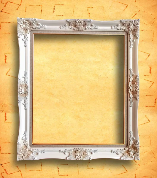 Old vintage rutic wooden picture frame — Stock Photo, Image