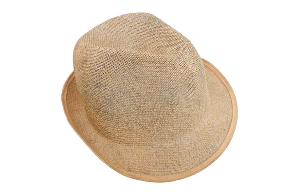 Chapéu de mão isolado no fundo branco — Fotografia de Stock