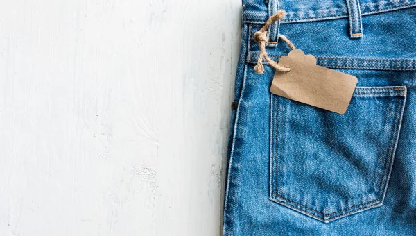Denim jeans byxa — Stockfoto