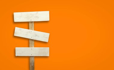 Boş ahşap tahta tabela  