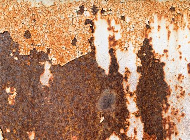 kahverengi rustik metal doku arkaplanı